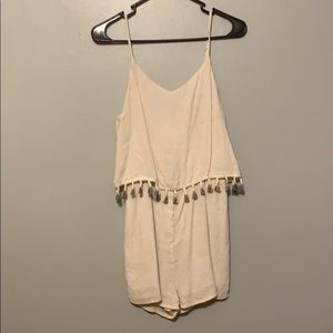 Multi tassel romper